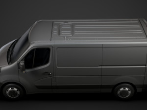 vauxhall movano l2h1 van 2020 Model 3D