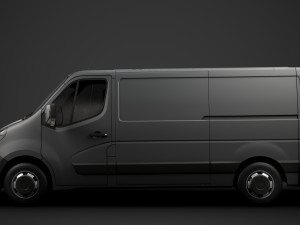 vauxhall movano l2h1 van 2020 Model 3D