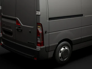 vauxhall movano l2h1 van 2020 3D Model