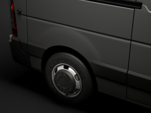 vauxhall movano l2h1 van 2020 Model 3D