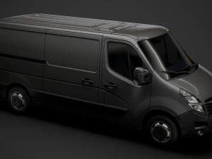 vauxhall movano l2h1 van 2020 3D Model