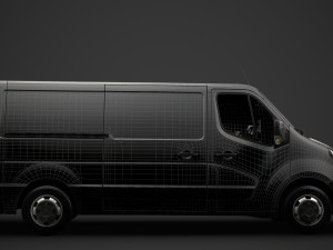 vauxhall movano l2h1 van 2020 Model 3D