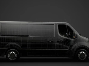 vauxhall movano l2h1 van 2020 3D Model