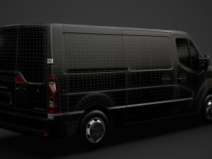 vauxhall movano l2h1 van 2020 Model 3D
