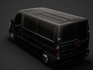 vauxhall movano l2h1 van 2020 Model 3D