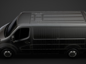 vauxhall movano l2h1 van 2020 Model 3D
