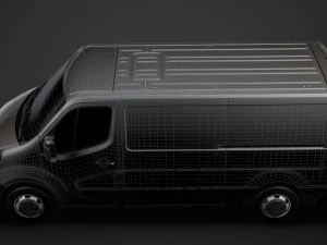 vauxhall movano l2h1 van 2020 3D Model