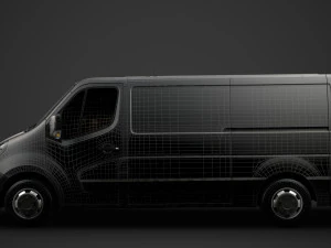 vauxhall movano l2h1 van 2020 3D Model