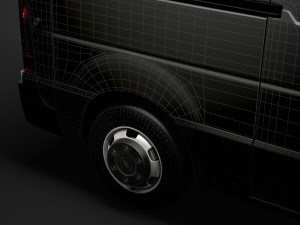 vauxhall movano l2h1 van 2020 Model 3D
