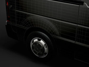 vauxhall movano l2h1 van 2020 3D Model