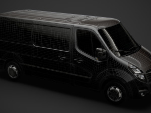 vauxhall movano l2h1 van 2020 Model 3D