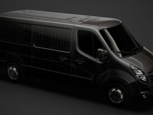 vauxhall movano l2h1 van 2020 3D Model
