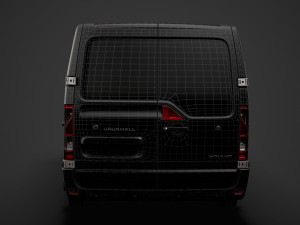 vauxhall movano l2h1 van 2020 Model 3D