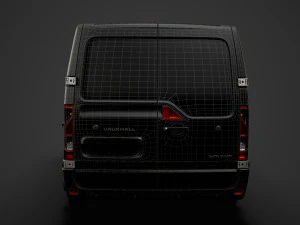 vauxhall movano l2h1 van 2020 3D Model