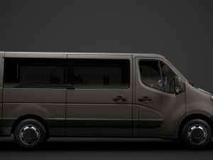 vauxhall movano l2h1 windowvan 2020 Modelo 3D