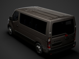 vauxhall movano l2h1 windowvan 2020 Modelo 3D