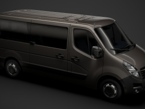 vauxhall movano l2h1 windowvan 2020 Modelo 3D