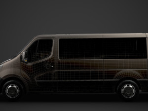 vauxhall movano l2h1 windowvan 2020 Modelo 3D