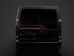vauxhall movano l2h1 windowvan 2020 Modelo 3D