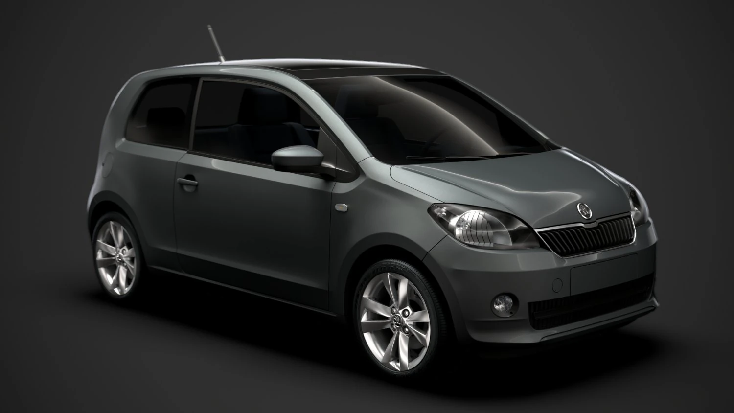 skoda citigo 3d 2016 3D Model .c4d .max .obj .3ds .fbx .stl .blend 