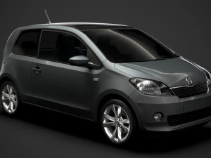 skoda citigo 3d 2016 Model 3D