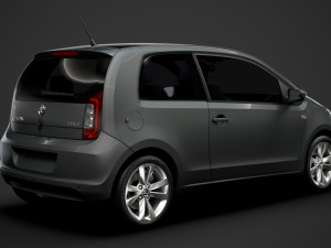 skoda citigo 3d 2016 3D Model