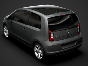 skoda citigo 3d 2016 3D Model