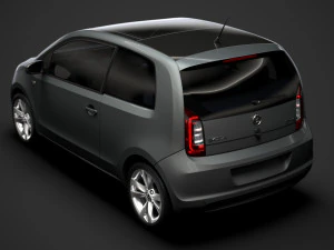 skoda citigo 3d 2016 3D Model