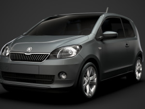 skoda citigo 3d 2016 3D Model