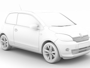 skoda citigo 3d 2016 3D Model