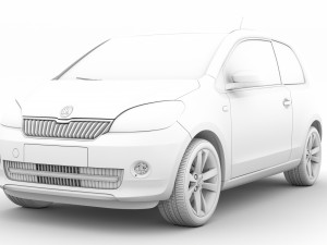 skoda citigo 3d 2016 3D Model
