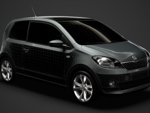 skoda citigo 3d 2016 3D Model