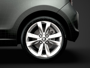 skoda citigo 3d 2016 3D Model