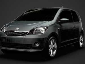 skoda citigo 3d 2016 3D Model