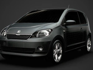 skoda citigo 3d 2016 3D Model