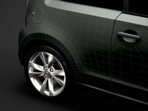 skoda citigo 3d 2016 3D Model