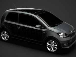 skoda citigo 3d 2016 3D Model