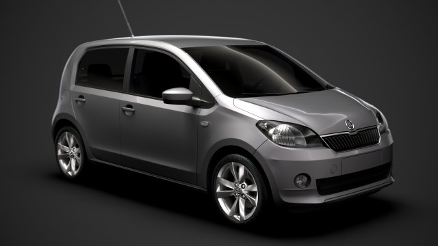 skoda citigo 5d 2016 Modello 3D .c4d .max .obj .3ds .fbx .stl .blend 