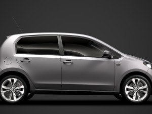 skoda citigo 5d 2016 Modello 3D
