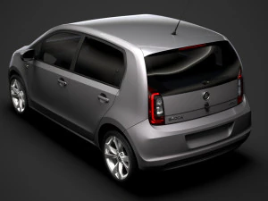 skoda citigo 5d 2016 3D Model