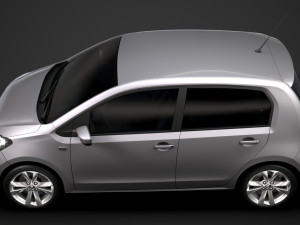 skoda citigo 5d 2016 Modello 3D