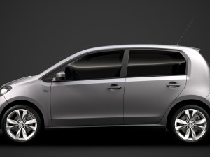 skoda citigo 5d 2016 Modello 3D
