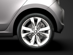 skoda citigo 5d 2016 Modello 3D