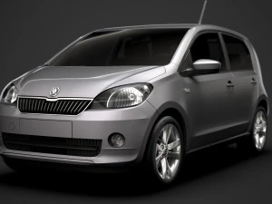 skoda citigo 5d 2016 3D Model