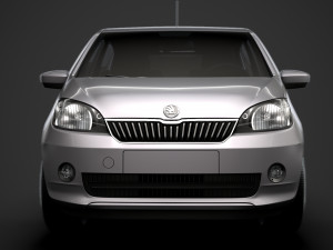 skoda citigo 5d 2016 Modello 3D