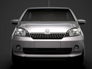 skoda citigo 5d 2016 3D Model