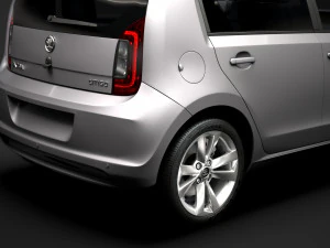 skoda citigo 5d 2016 3D Model