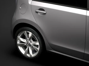 skoda citigo 5d 2016 3D Model