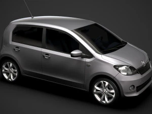 skoda citigo 5d 2016 3D Model