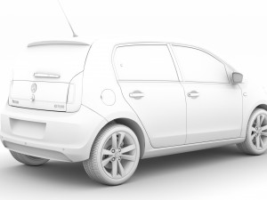 skoda citigo 5d 2016 Modello 3D